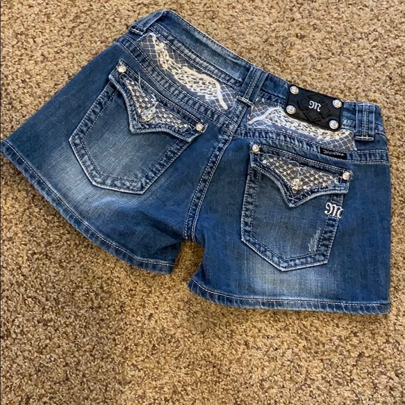 Miss Me Pants - Miss Me angel wing denim shorts size 29